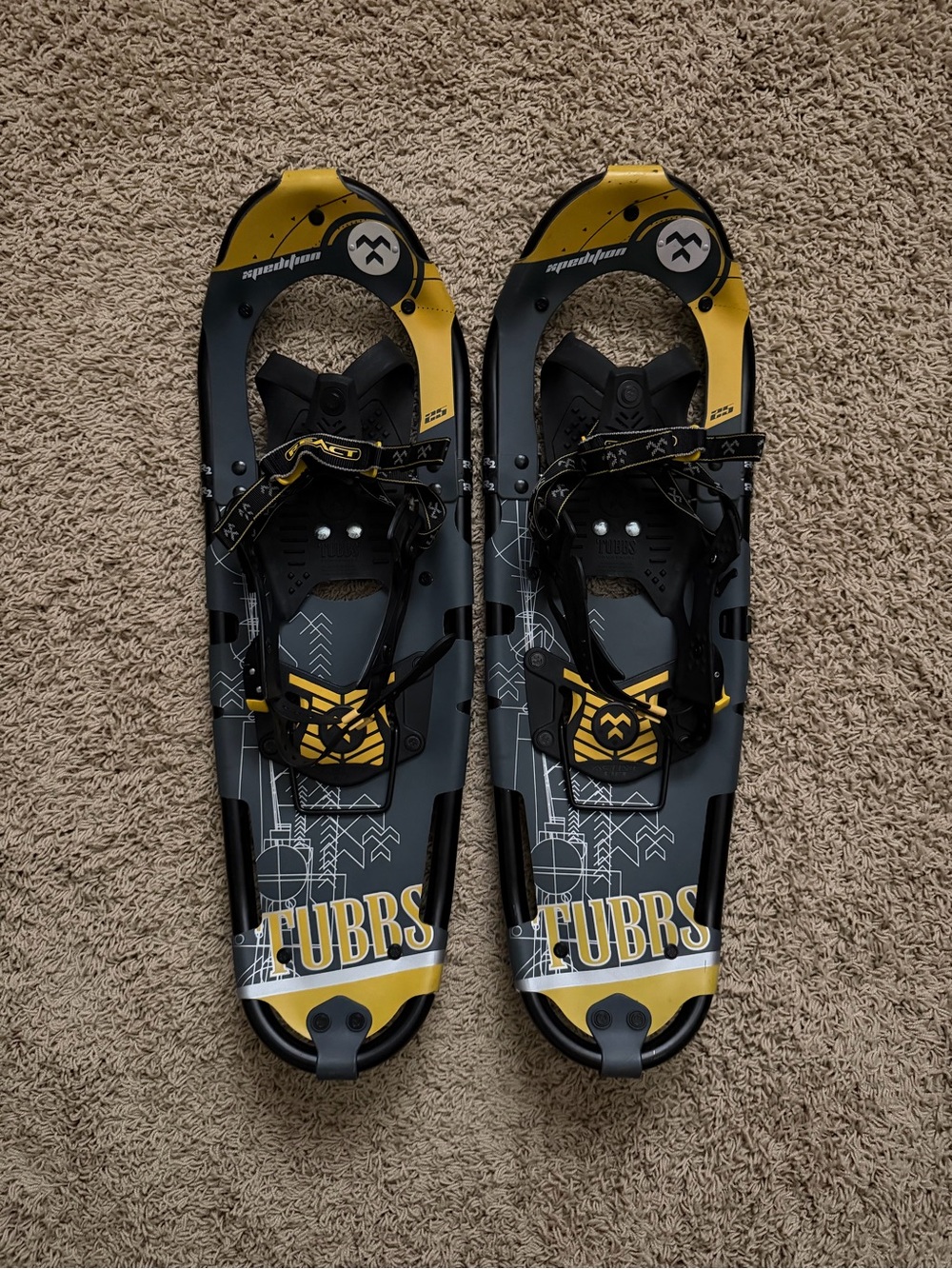 TUBBS Xpedition 25 Aluminum Adult Snowshoes Lightweight Black Discontinued Model